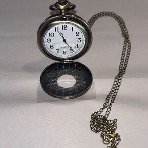 Vintage Style Pocket Watch with Chain